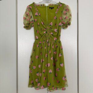 Smak Parlour Strawberry Dress XS
